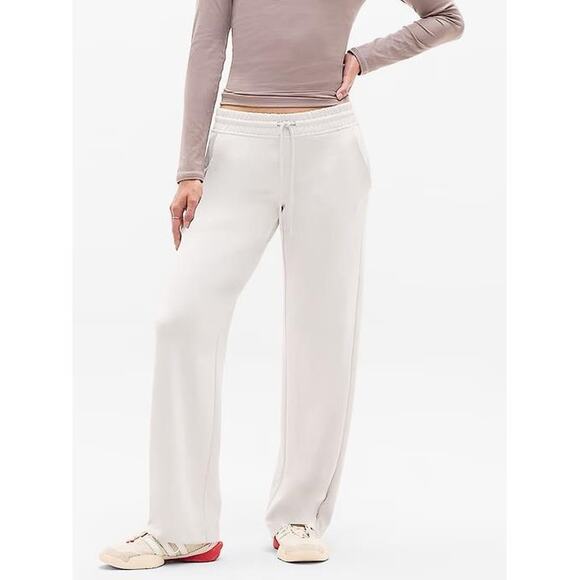 Athleta Pants - ATHLETA Women's Seasoft Mid Rise Straight Pant Size XXS In Bone